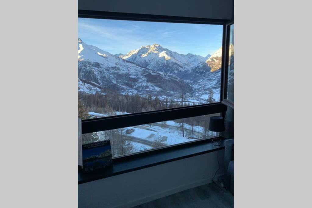 Studio 1600 Pied Des Pistes Avec Magnifique Vue Puy-Saint-Vincent Luaran gambar