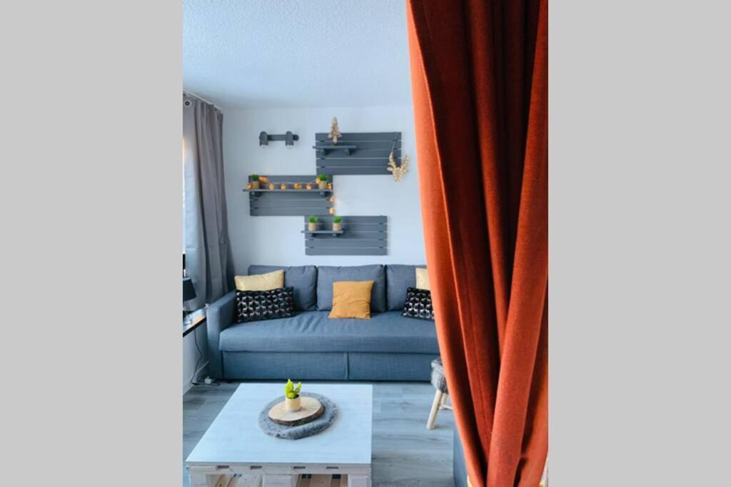 Studio 1600 Pied Des Pistes Avec Magnifique Vue Puy-Saint-Vincent Luaran gambar